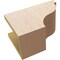 Ekena Millwork 6in. W x 8in. H x 12in. L Garner Woodgrain TimberThane Rafter Tail, Primed Tan RFTUR06X08X12GARRCPR - alternate 3